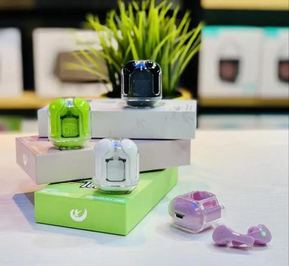 AIR 31 EARBUDS - Wireless Earbuds with Crystal Transparent Case